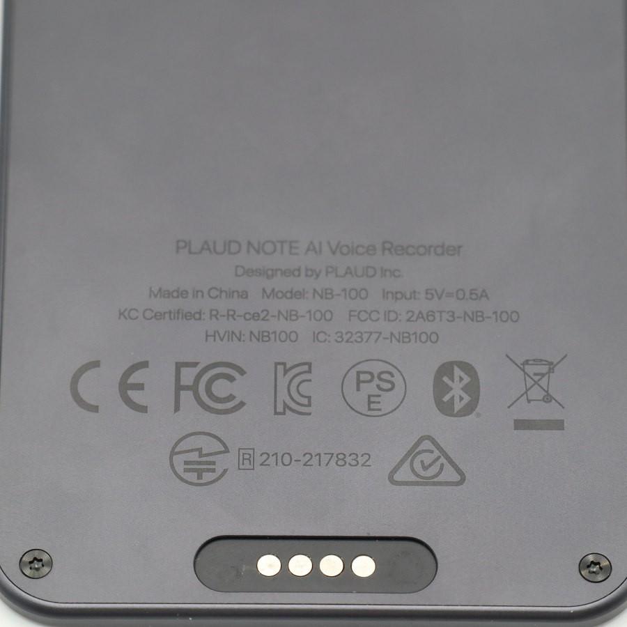ボーナスストア+5％【美品】PLAUD NOTE PLD-64G-BL-JP ブラック 64GB