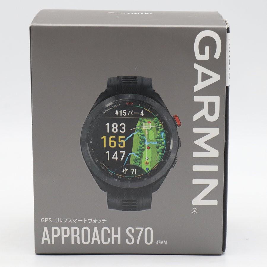 ボーナスストア+5％【美品】GARMIN Approach S70 47mm Black 010-02746