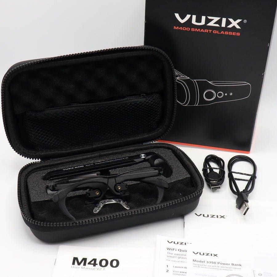ボーナスストア+5％【美品】VUZIX M400 スマートグラス 3,350mAh