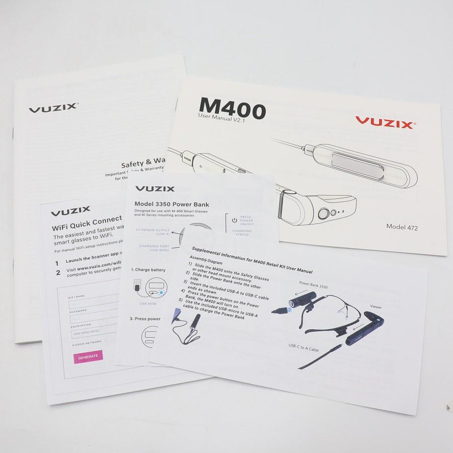 ボーナスストア+5％【美品】VUZIX M400 スマートグラス 3,350mAh 