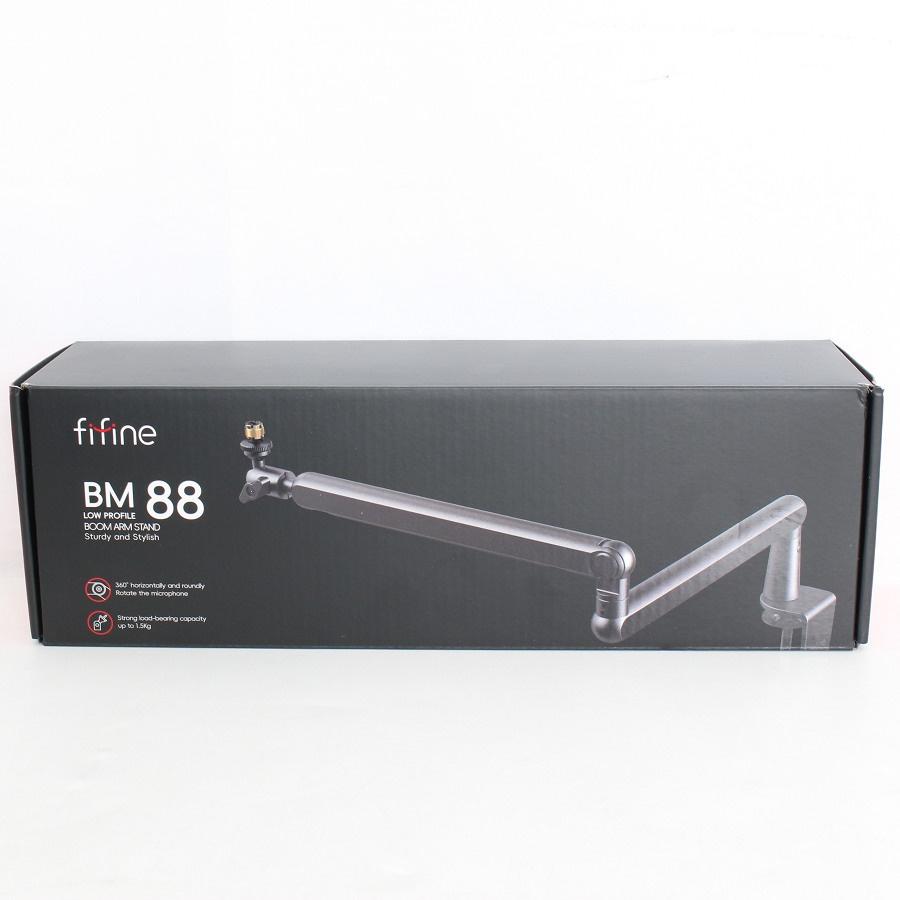 ボーナスストア+5％【美品】FIFINE BM88 ブラック ブームアーム 卓上