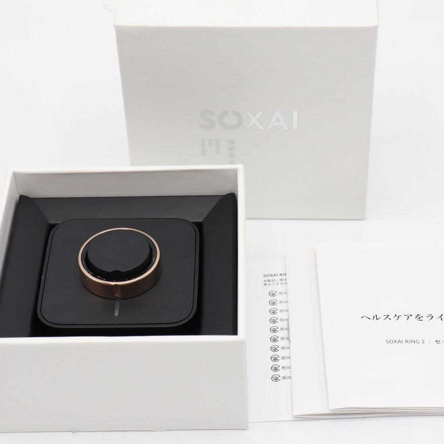 ボーナスストア+5％【美品】SOXAI RING 2 ピンクゴールド 22号