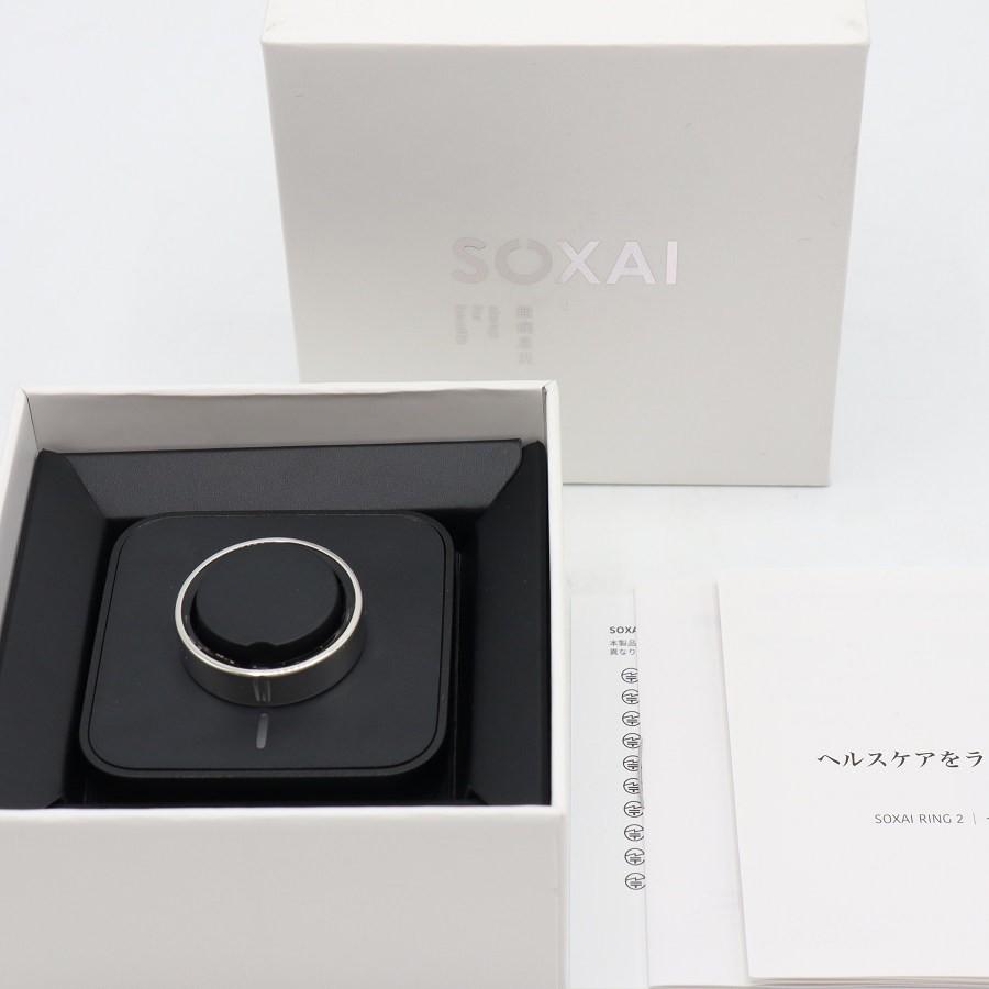 【新品未使用】SOXAI RING2 スマートリング 20号　シルバー ボーナスストア+5％【美品】SOXAI RING 2 シルバー 22号