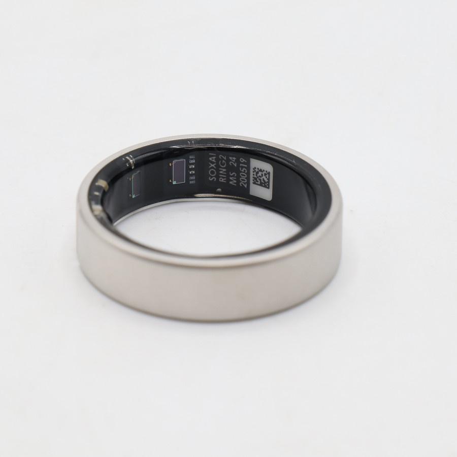 ボーナスストアPlus【美品】SOXAI RING 2 マットシルバー 24号