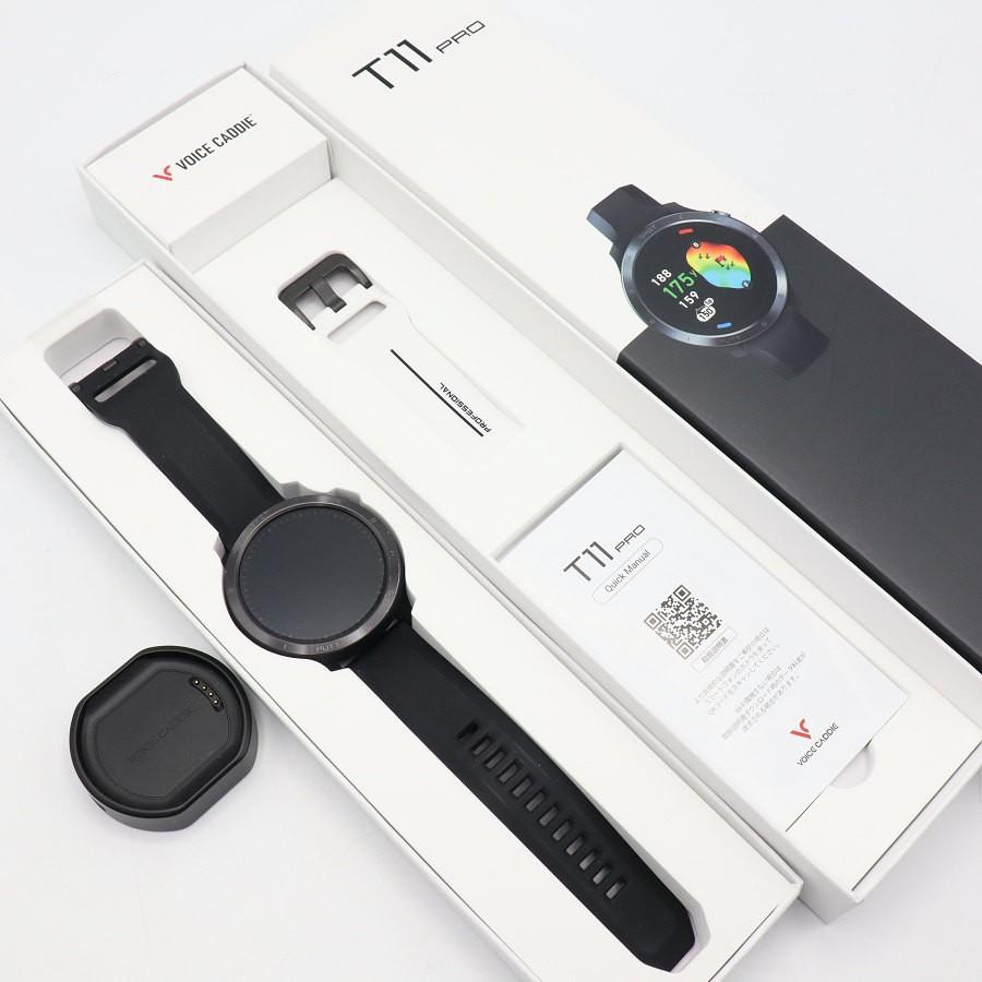 VOICE CADDIE T11 PRO ゴルフ用距離計 本体 ボーナスストア+5％】VOICE CADDIE T11 PRO ブラック 腕時計タイプ