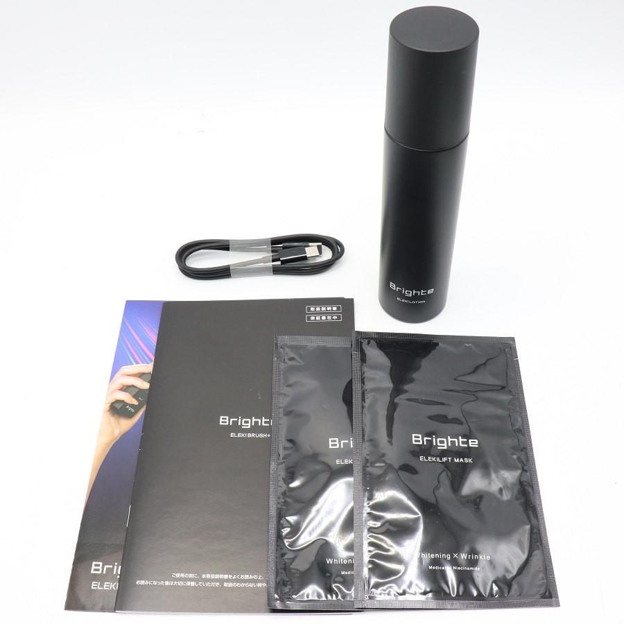 ボーナスストア+5％【美品】Brighte ELEKI BRUSH+ BRT-FSB180 ブラック