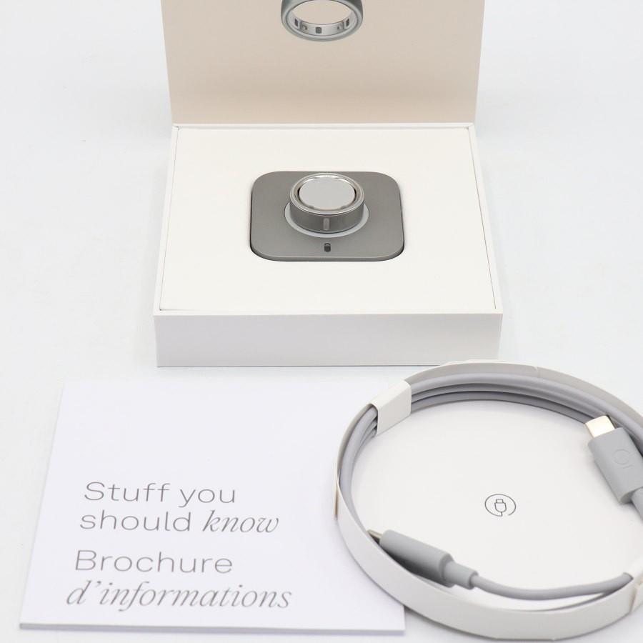 ボーナスストア+5％【美品】Oura Ring 4 JZ90-54220-09 ブラッシュド 