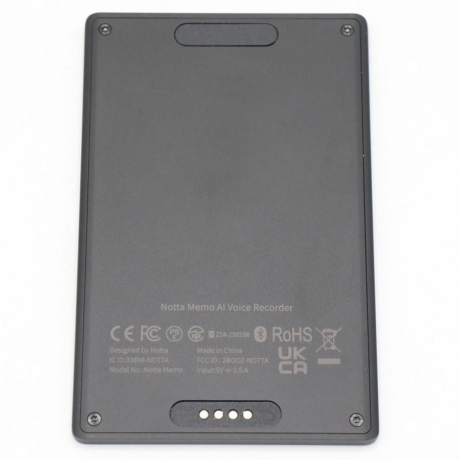 ボーナスストア+5％【美品】Notta Memo ブラック 32GB AIボイス 