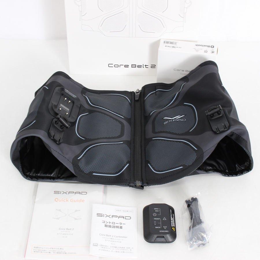 ボーナスストア+5％【美品】MTG SIXPAD Core Belt 2 SE-CB-03C-L ブラック Lサイズ リモコン付き シックスパッド コアベルト 本体 | 