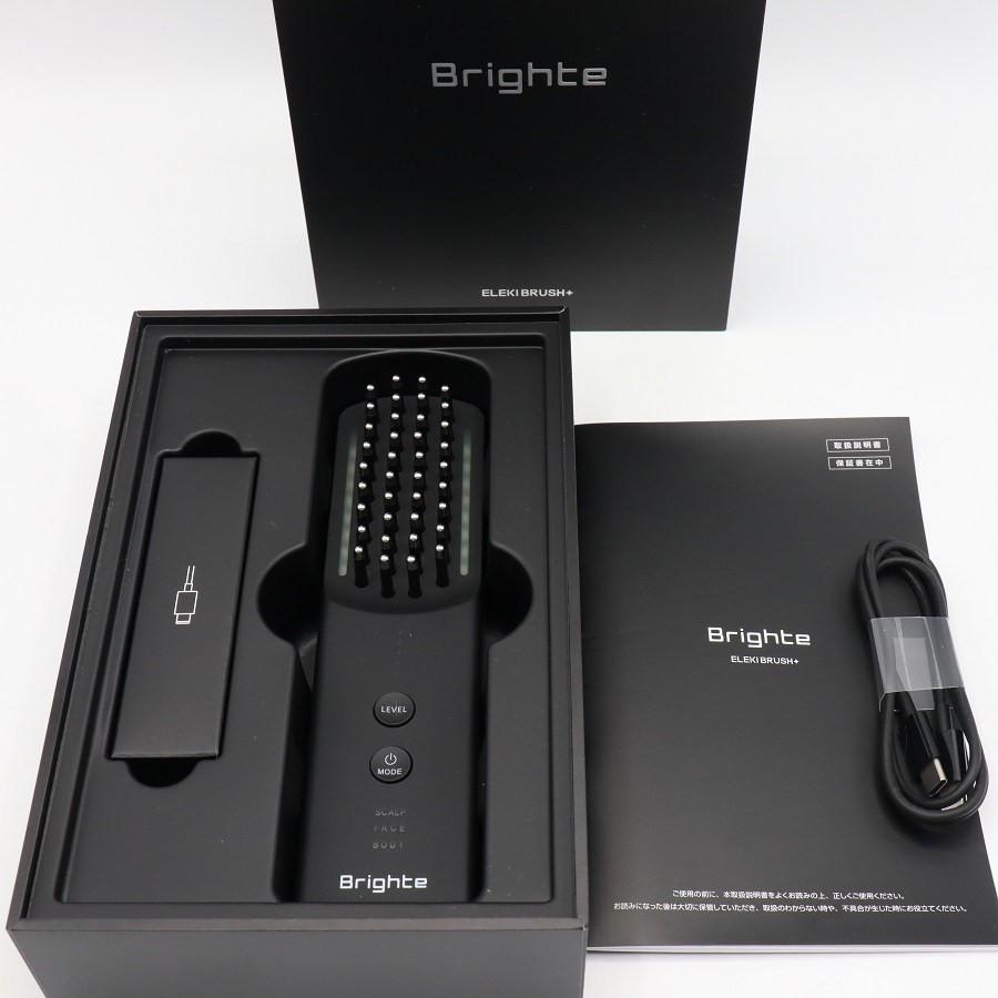 ボーナスストア+5％【美品】Brighte ELEKI BRUSH+ BRT-FSB180 ブラック
