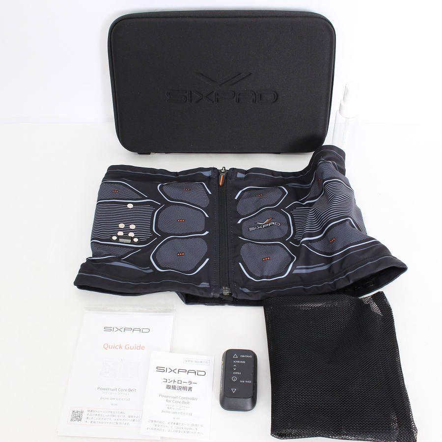 ボーナスストア+5％【美品】MTG SIXPAD Powersuit Core Belt SE-BS-00C-L ホームジム対応モデル Lサイズ シックスパッド パワースーツ コアベルト 本体 | 