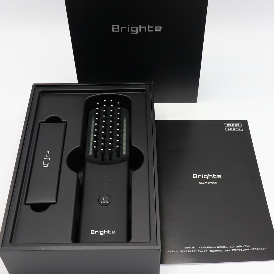 ボーナスストア+5％【美品】Brighte ELEKI BRUSH BRT-FS145 ブラック