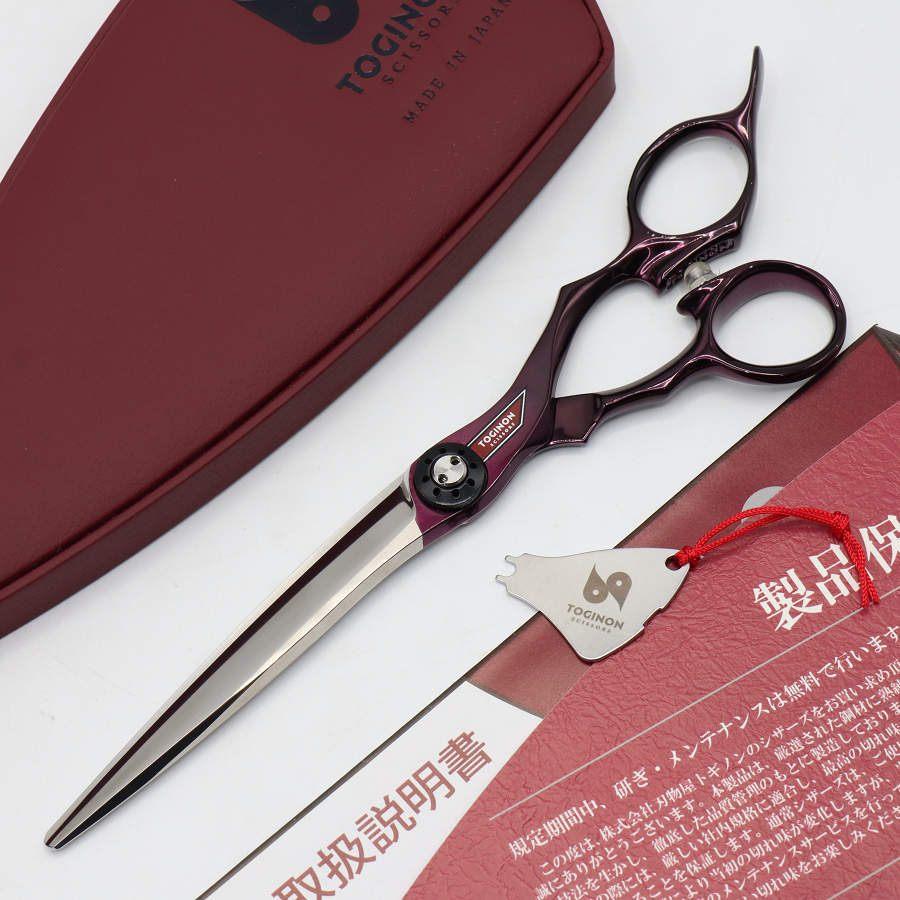 ボーナスストアPlus【美品】刃物屋トギノン KING SPREAD 40周年限定モデル カットシザー 7インチ ハマグリ刃 オフセットハンドル キングスプレッド | 