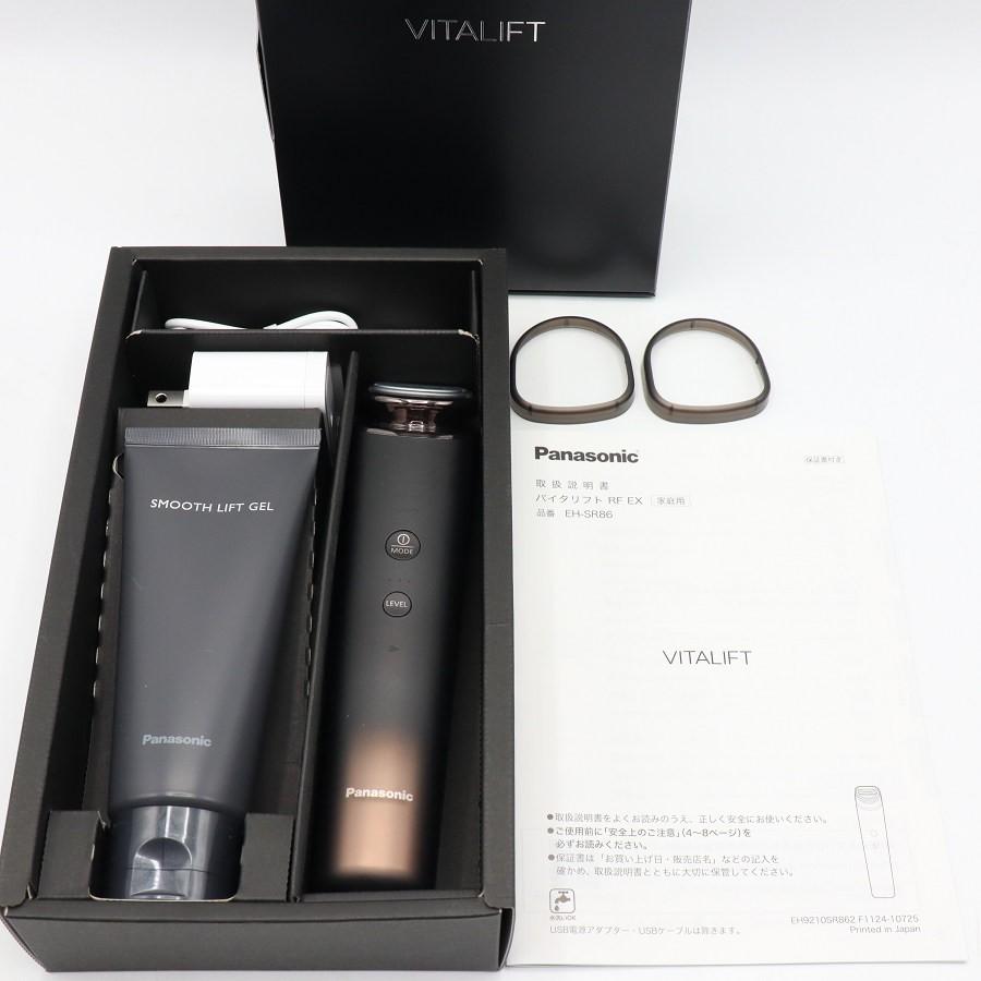 ボーナスストア+5％【美品】パナソニック バイタリフト RF EX EH-SR86-T ブラウン リフトケア美顔器 VITALIFT Panasonic 本体 | 