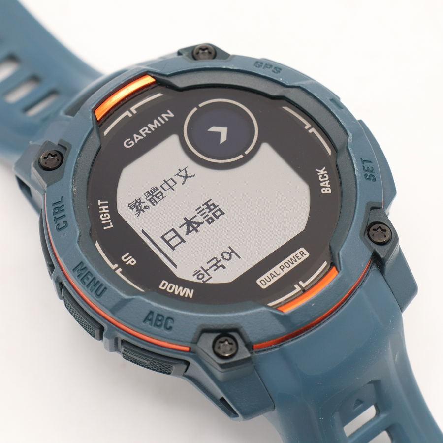 ボーナスストア+5％【美品】GARMIN Instinct 3 Dual Power 45mm 010-02934-31 Twilight インスティンクト スリー デュアル パワー ガーミン 本体 |  | 03