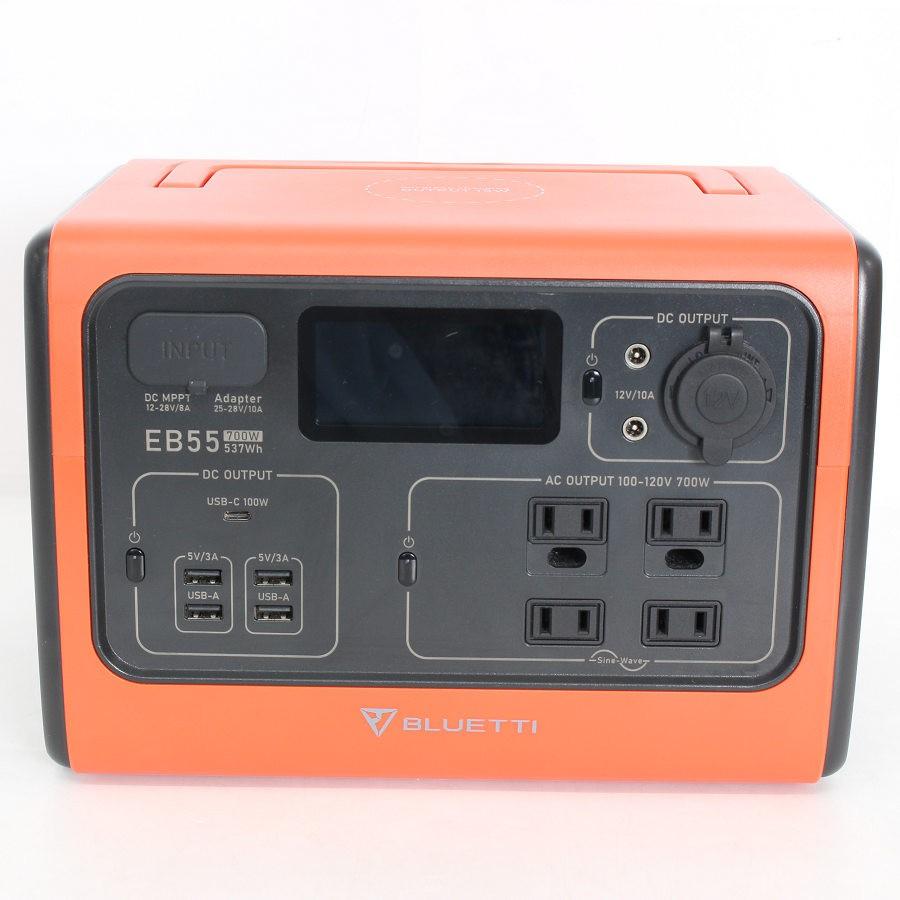 【ボーナスストアPlus】BLUETTI EB55 オレンジ 537Wh｜700W 小型ポータブル電源 蓄電池 非常用電源 ブルーティ 本体 |  | 01