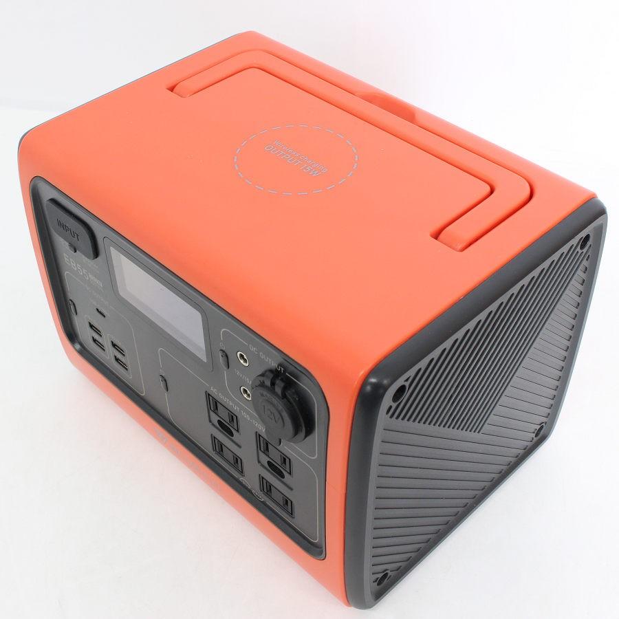 【ボーナスストアPlus】BLUETTI EB55 オレンジ 537Wh｜700W 小型ポータブル電源 蓄電池 非常用電源 ブルーティ 本体 |  | 02