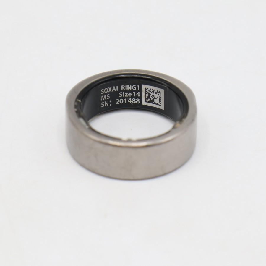 健康用品 ゴ*ド様 SOXAI RING1.1 14号 マッドシルバー
