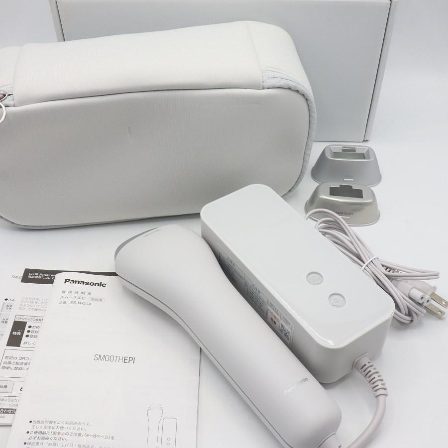 新品未使用Panasonic スムースエピ ES-WG0A-H美品‼️ ボーナスストアPlus【美品】パナソニック 光エステ スムースエピ ES