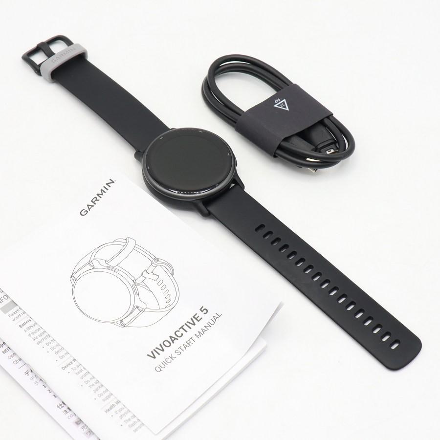 ボーナスストア+5％【美品】GARMIN vivoactive 5 010-02862-40 Black 