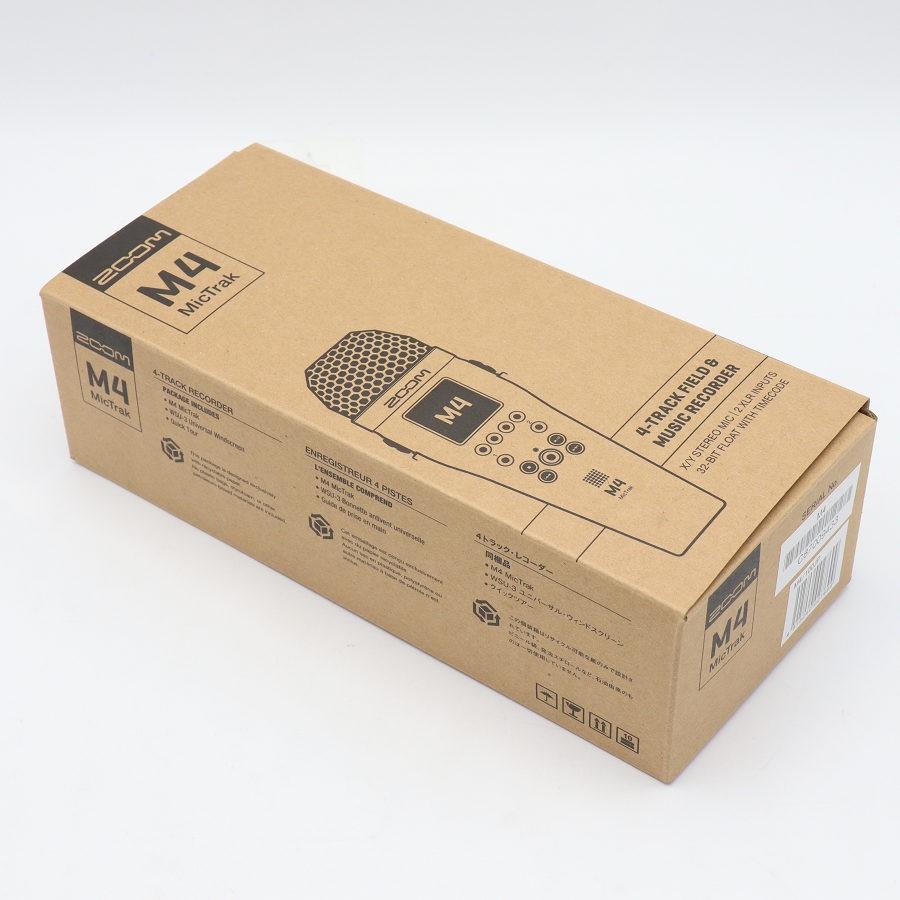 ボーナスストア+5％【美品】ZOOM MicTrak M4 タイムコードジェネレータ搭載 マイク内蔵型 ポータブルレコーダー ズーム 本体 |  | 10