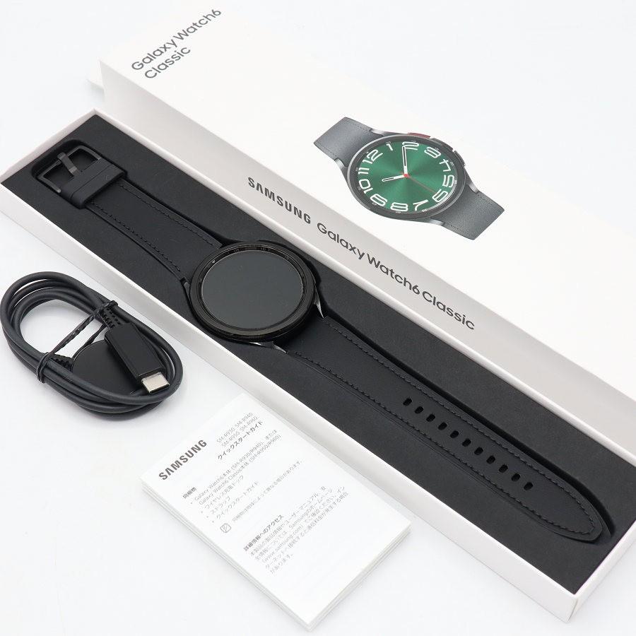 ボーナスストア+5％【美品】SAMSUNG Galaxy Watch6 Classic 47mm SM 