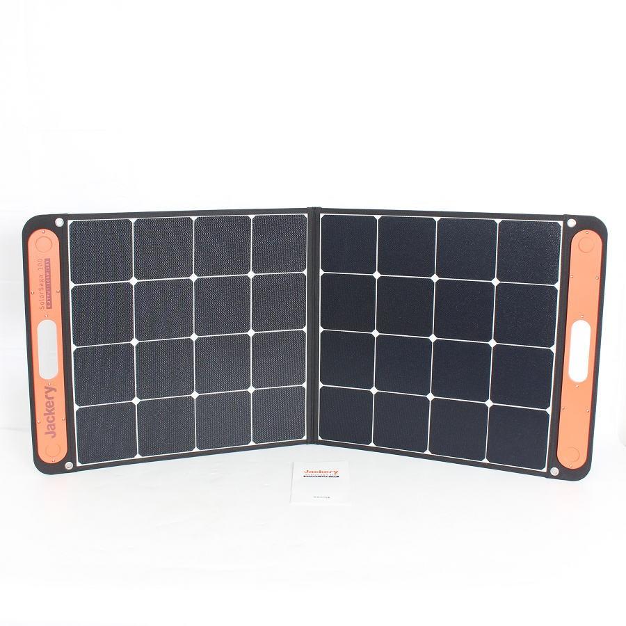 ボーナスストアPlus【美品】Jackery solarsaga100 SPL101 100W 折りたたみ式 ソーラーパネル ソーラーチャージャー ジャクリ 本体 | 