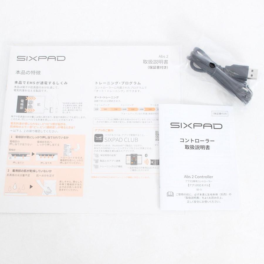 ボーナスストア+5％【美品】MTG SIXPAD Abs 2 SE-CK-03B-M ブラック Mサイズ 専用コントローラー付 シックスパッド アブズ 本体 |  | 08