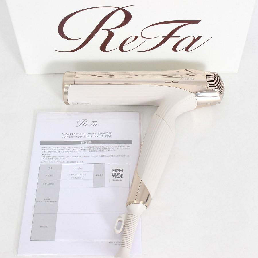 ボーナスストア+5％【美品】MTG ReFa BEAUTECH DRYER SMART W RE-AX-20A アイボリー ヘアドライヤー ビューテック スマート ダブル リファ 本体 | 