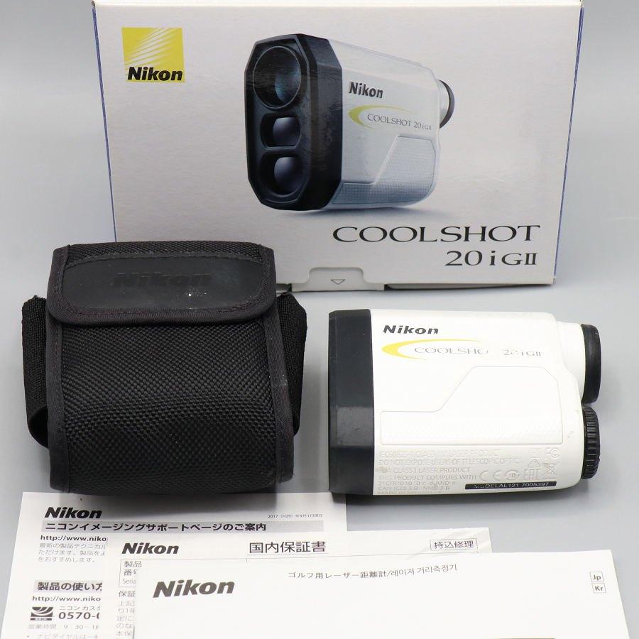 ボーナスストア+5％Nikon COOLSHOT 20i GII ゴルフ用レーザー距離計 