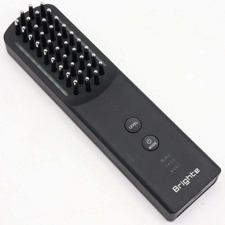 【ボーナスストア+5％】Brighte ELEKI BRUSH+ BRT-FSB180 ブラック 美顔器 EMS フェイスケア ブライト エレキブラシ 本体 |  | 01
