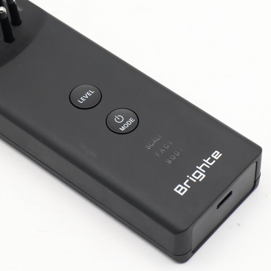 【ボーナスストア+5％】Brighte ELEKI BRUSH+ BRT-FSB180 ブラック 美顔器 EMS フェイスケア ブライト エレキブラシ 本体 |  | 03