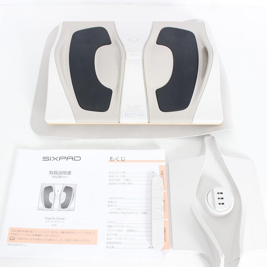 ボーナスストア+5％【美品】MTG SIXPAD Foot Fit 3 Heat SE-BY-02A ホワイト シックスパッド フットフィット 3 ヒート 本体 | 