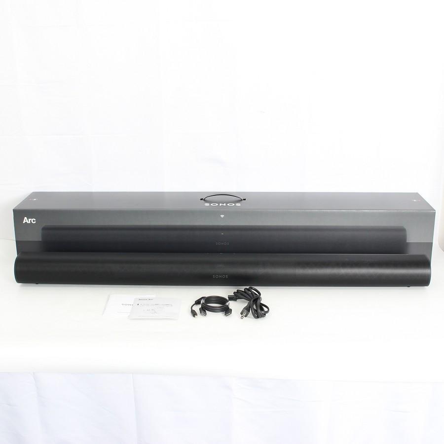 ボーナスストア+5％【美品】Sonos Arc スマートサウンドバー ARCG1JP1BLK Dolby Atmos対応 AirPlay2対応 アレクサ搭載 ブラック ホームシアター | 