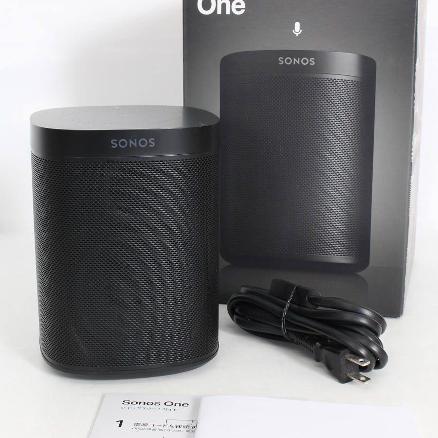 ボーナスストア+5％【美品】Sonos One Gen 2 スマートスピーカー ONEG2JP1BLK ブラック AirPlay2対応 アレクサ搭載 ソノス ワン 本体 | 