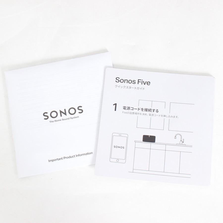 ボーナスストア+5％【美品】Sonos Five FIVE1JP1BLK ブラック ワイヤレススピーカー AirPlay2対応 ソノス 本体 |  | 10