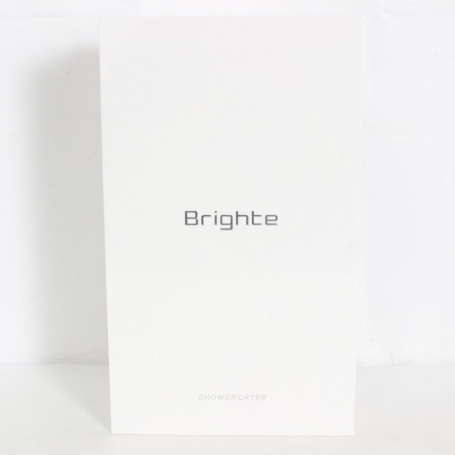 ボーナスストア+5％【新品未開封】Brighte SHOWER DRYER BRT-SD173WH ホワイト エレキコーム+スカルプブラシ付き ヘアドライヤー |  | 01