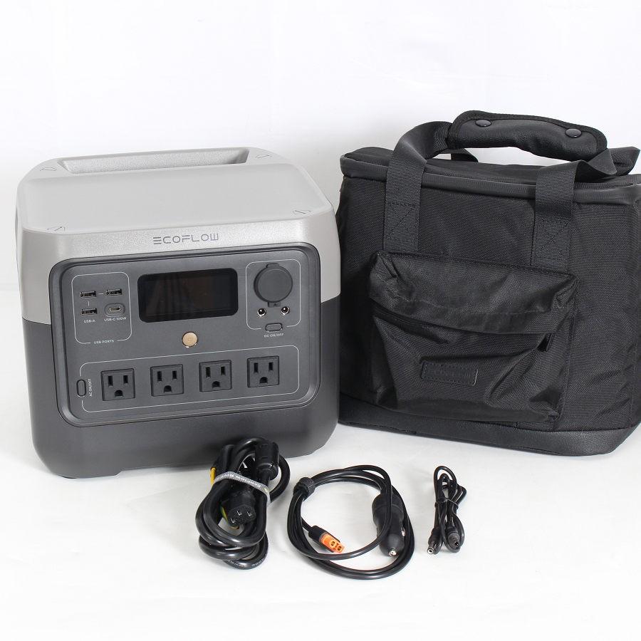 ボーナスストア+5％【美品】EcoFlow RIVER 2 Pro ZMR620-B-JP ポータブル電源 エコフロー デルタ EFR620 本体 | 
