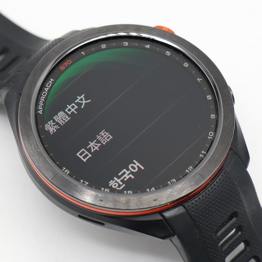 ボーナスストア+5％【美品】GARMIN Approach S70 47mm Black 010-02746-22 スマートウォッチ アプローチ ゴルフ ガーミン 本体 |  | 02