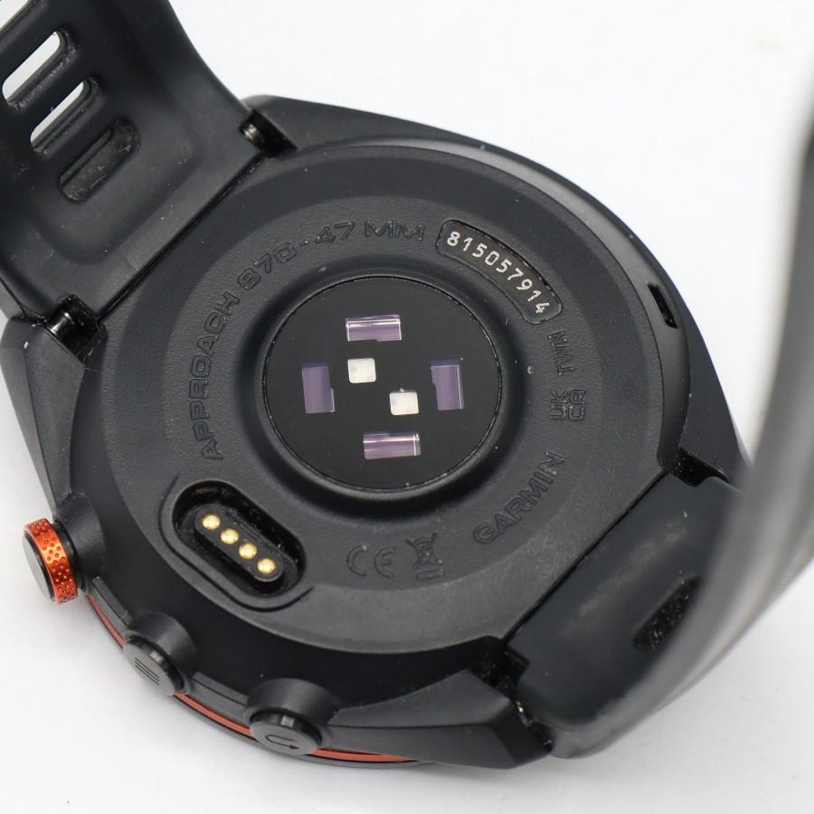 ボーナスストア+5％【美品】GARMIN Approach S70 47mm Black 010-02746-22 スマートウォッチ アプローチ ゴルフ ガーミン 本体 |  | 03