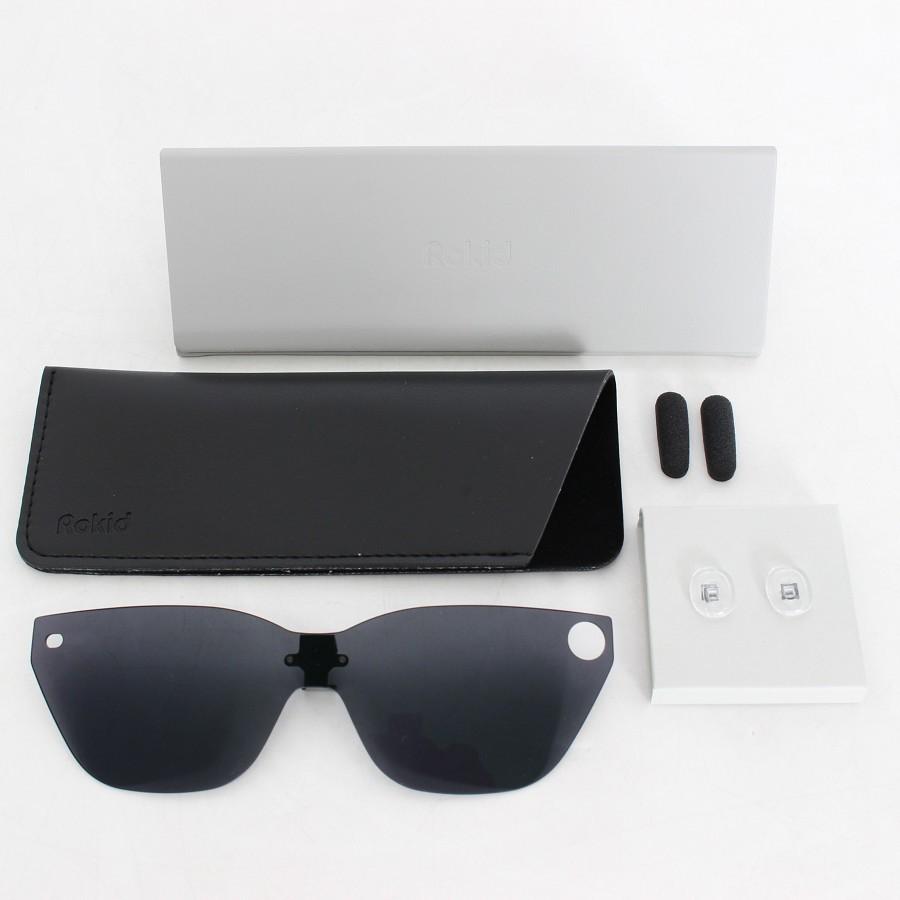 ボーナスストア+5％【美品】Rokid Glasses RV101 アクセサリー付属 AI ARスマートグラス 12MPカメラ 翻訳対応 ロキッド 本体 |  | 07