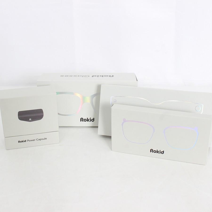 ボーナスストア+5％【美品】Rokid Glasses RV101 アクセサリー付属 AI ARスマートグラス 12MPカメラ 翻訳対応 ロキッド 本体 |  | 09