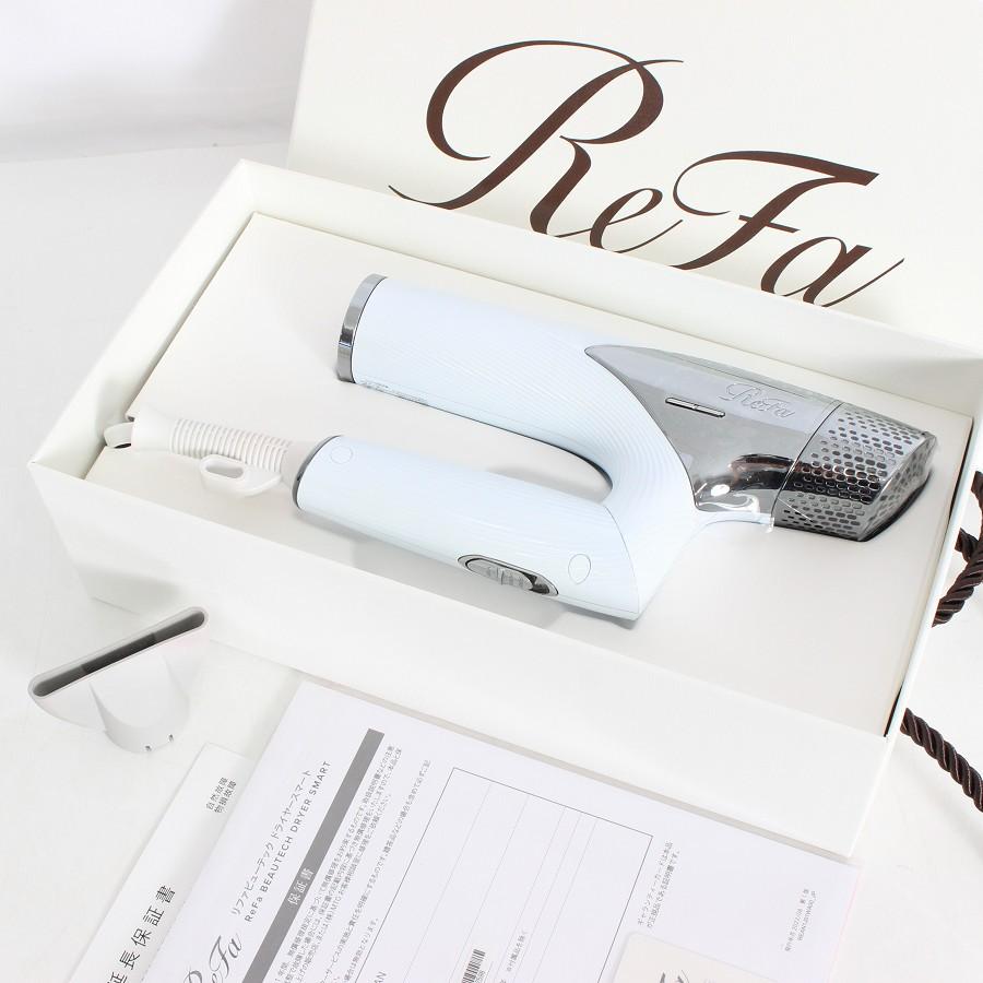 ボーナスストア+5％【美品】MTG ReFa BEAUTECH DRYER SMART RE-AN-02A ホワイト ヘアドライヤー リファビューテック 本体 | 