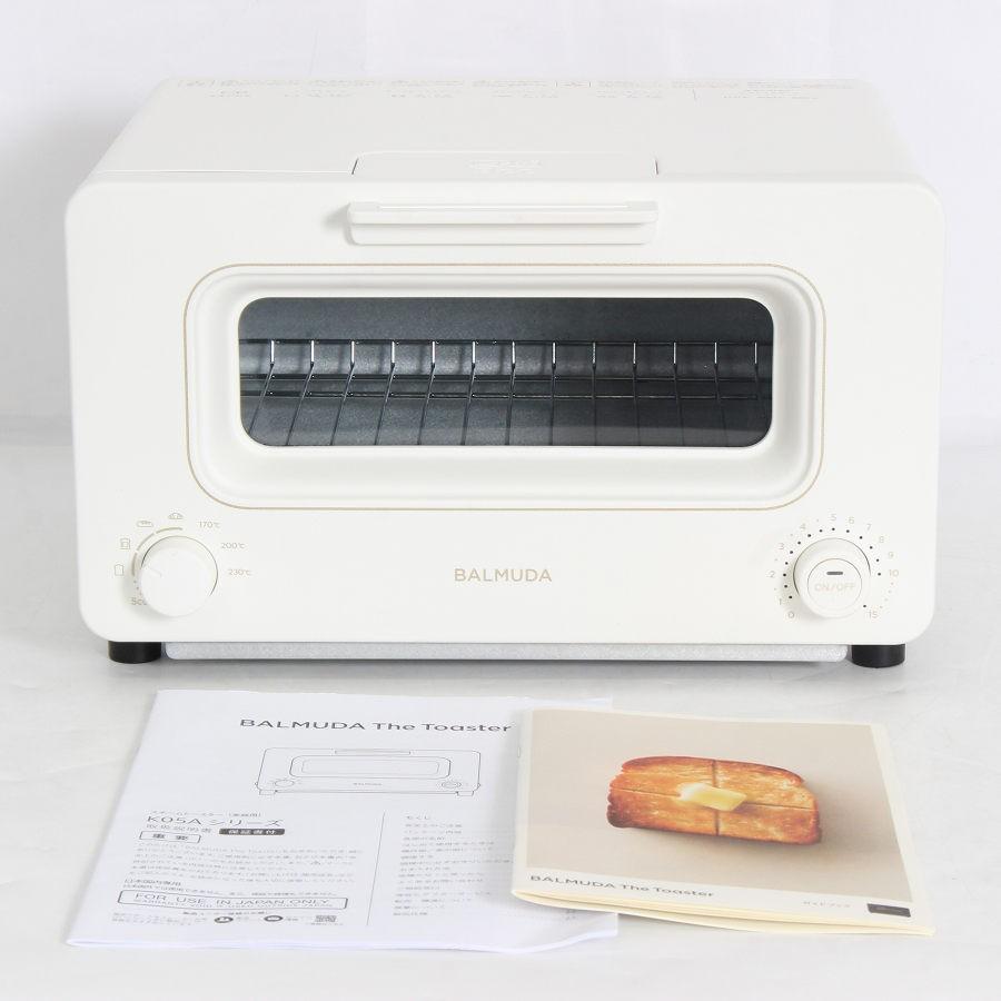 【ボーナスストア+5％】BALMUDA The Toaster K05A-WH ホワイト スチームオーブントースター バルミューダ ザ・トースター 本体 | 