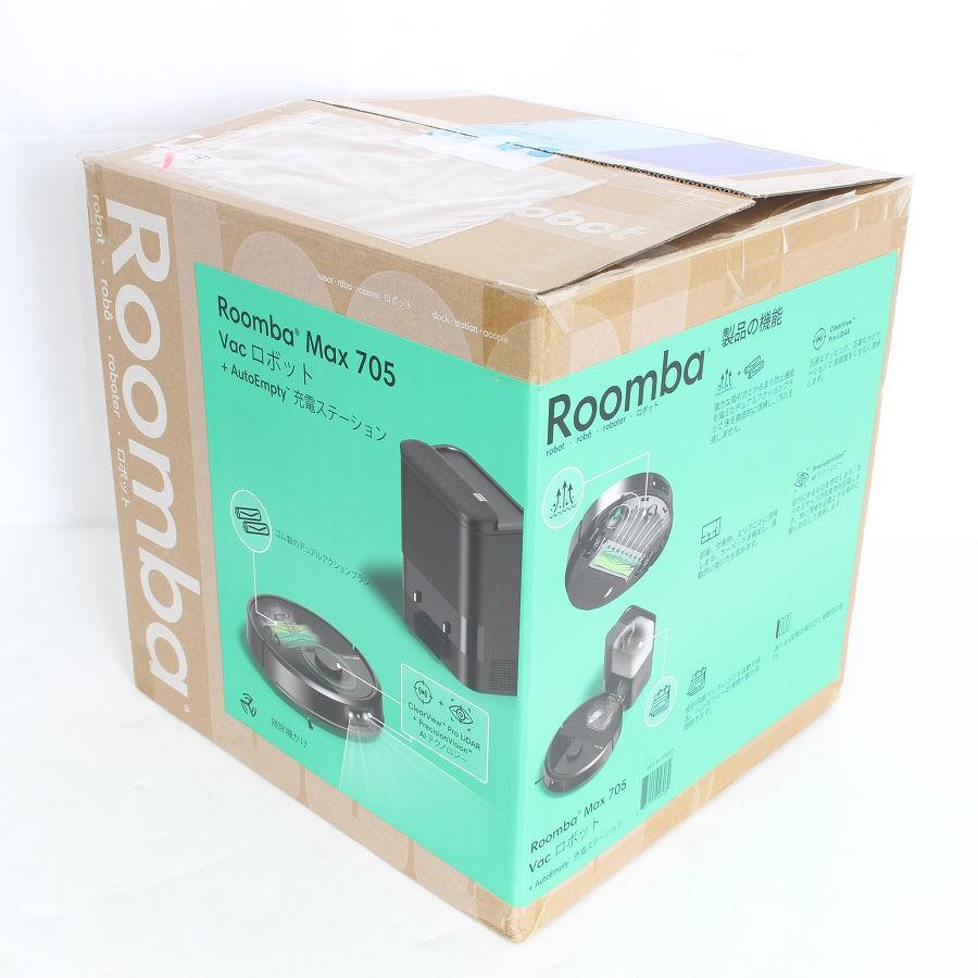 ボーナスストア+5％【新品】iRobot ルンバ Max 705 Vac+AutoEmpty 充電ステーション W155060 ブラック ロボット掃除機 自動ゴミ収集機能 アイロボット 本体 |  | 01