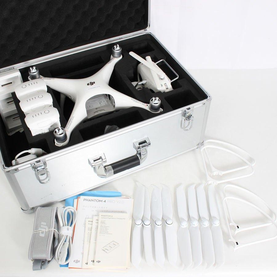 ボーナスストア+5％【美品】DJI Phantom 4 Pro V2.0 WM331S バッテリー2点付属 ドローン ファントム プロ 本体 | 