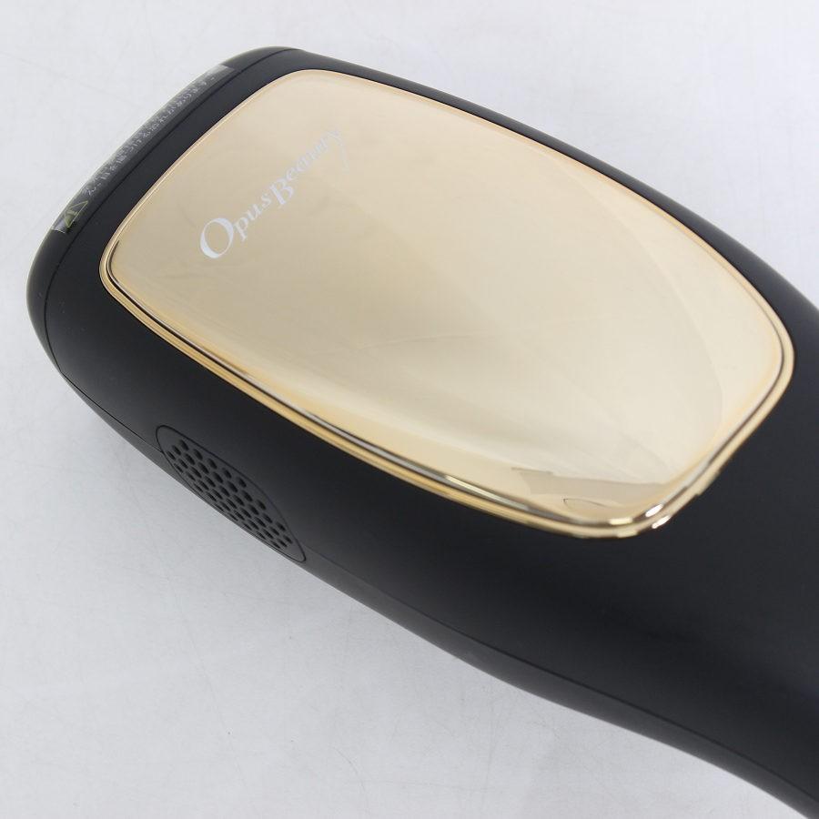 ボーナスストア+5％【美品】OPUS BEAUTY 03 家庭用脱毛器 KK009 ブラック×イエローゴールド オーパスビューティ ゼロスリー THRシステム 本体 |  | 02