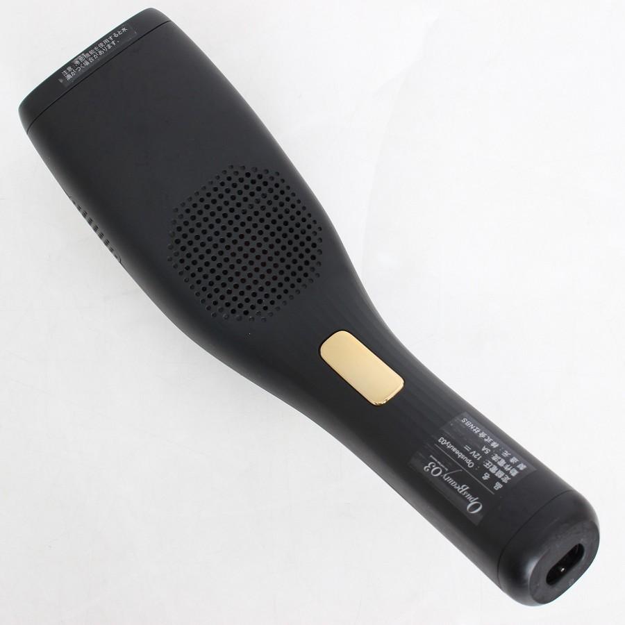 ボーナスストア+5％【美品】OPUS BEAUTY 03 家庭用脱毛器 KK009 ブラック×イエローゴールド オーパスビューティ ゼロスリー THRシステム 本体 |  | 04