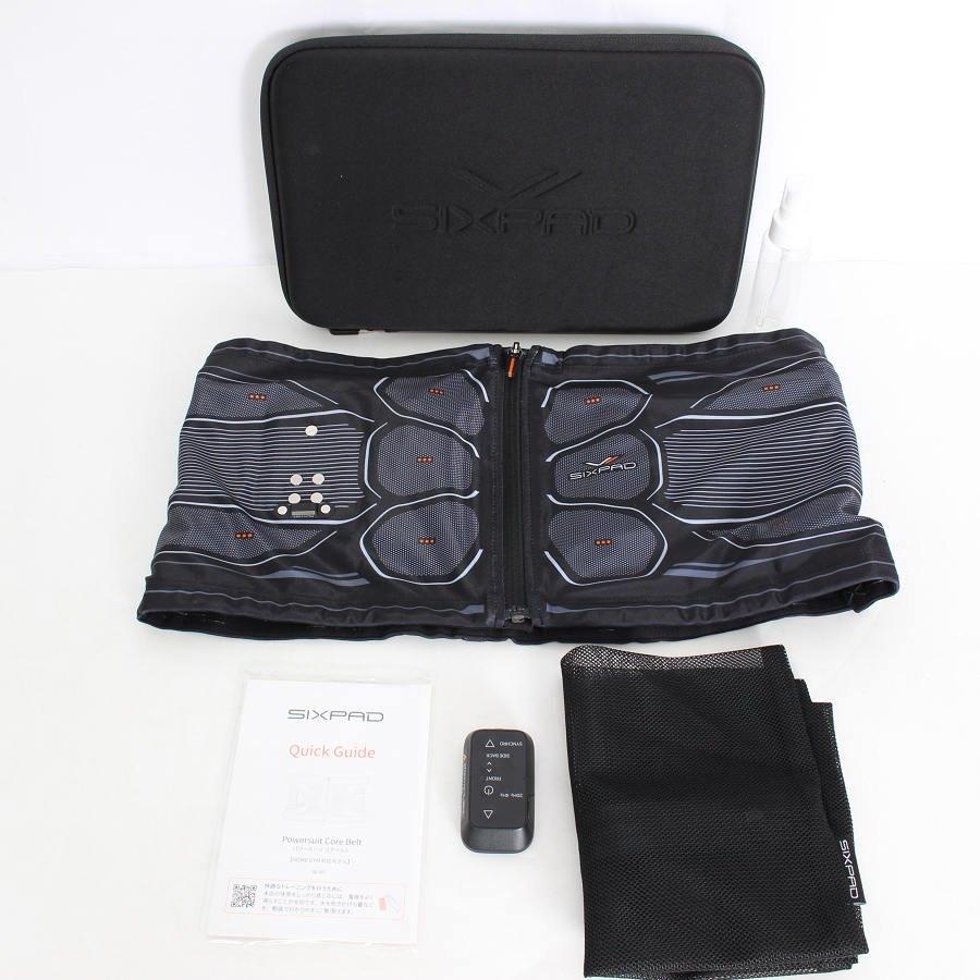 ボーナスストア+5％【美品】MTG SIXPAD Powersuit Core Belt SE-BS-00D-LL リモコン付き SIXPAD CLUB対応 LLサイズ シックスパッド | 