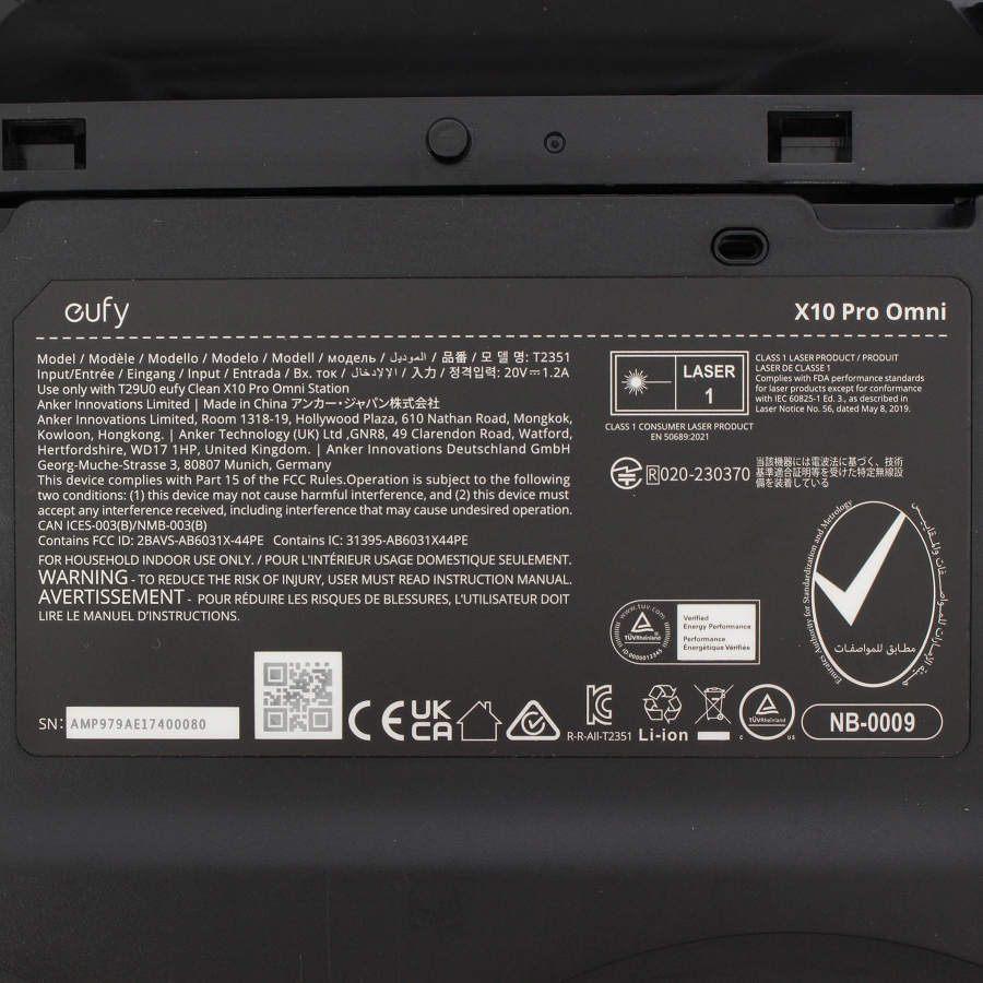 【ボーナスストア+5％】Anker Eufy X10 Pro Omni T2351511 ブラック 吸引＆水拭き両用 全自動クリーニングステーション付属 ロボット掃除機 本体 |  | 12